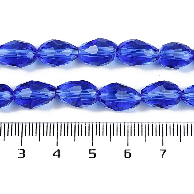 Transparent Glass Beads Strands X-EGLA-N013-T6mm-D11-1
