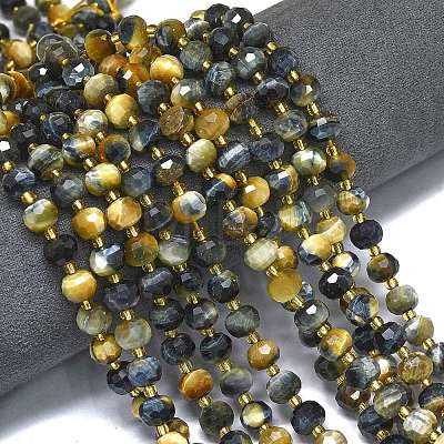 Natural Tiger Eye Beads Strands G-K389-E50-01-1