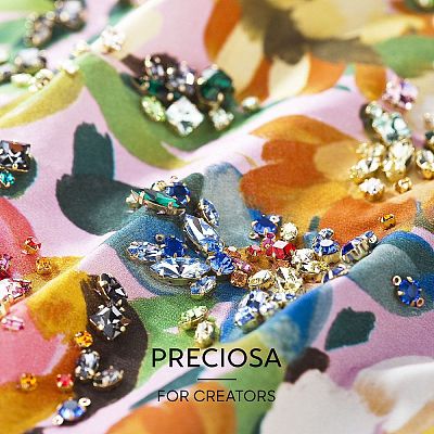 Preciosa® MAXIMA Crystal Round Stones LS-Y-PRC-RBSS45-70350-1