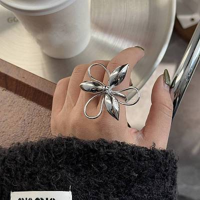 Brass Finger Rings for Women WG46140-03-1