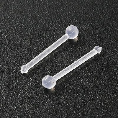 Acrylic Nose Bone Ring AJEW-YW0001-06B-1