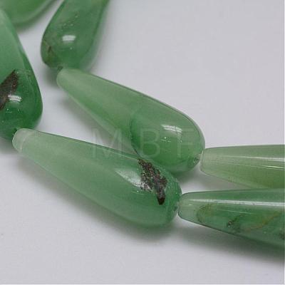 Natural Green Aventurine Beads Strands G-E344-03-1