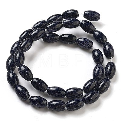 Synthetic Blue Goldstone Beads Strands G-B106-B01-01-1