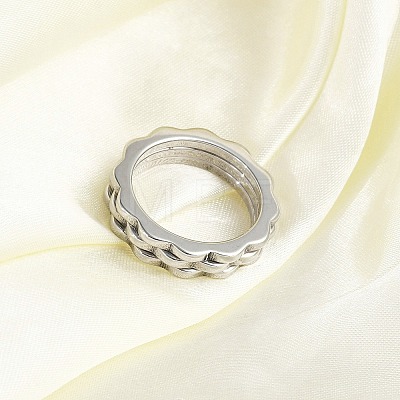 304 Stainless Steel Finger Ring for Women RJEW-A052-01A-P-1