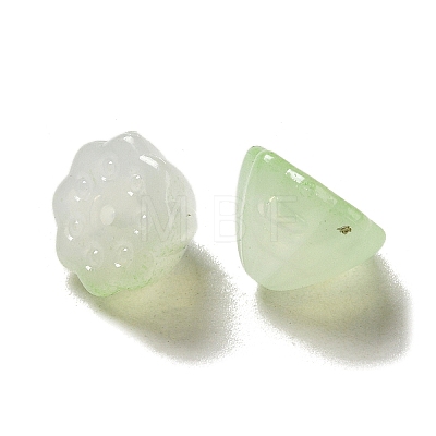 Two Tone Acrylic Beads OACR-H039-01F-1