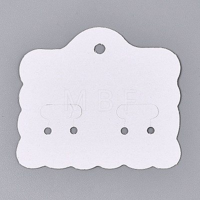 Cardboard Paper Jewelry Display Cards for Hair Ties Storage CDIS-N004-12-1