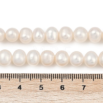 Natural Cultured Freshwater Pearl Beads Strands PEAR-I007-07X-01A-1