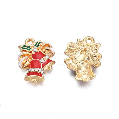 Rack Plating Alloy Enamel Pendants LS-ENAM-N055-143LG-1