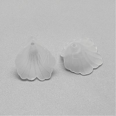 Transparent Acrylic Bead Caps FACR-S013-SB518-1