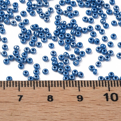 11/0 Czech Opaque Glass Seed Beads SEED-N004-003B-01-1