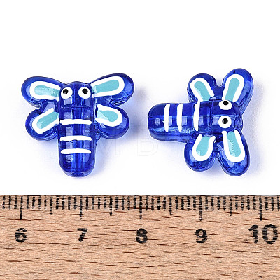 Handmade Lampwork Enamel Beads LAMP-T023-26C-1