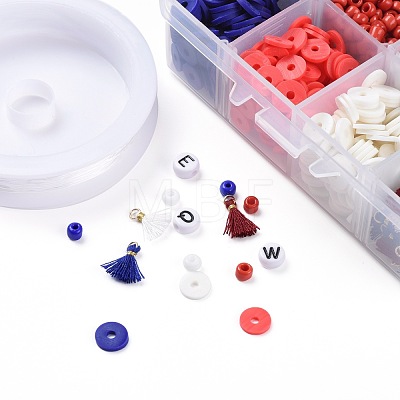 4 July American Independence Day Jewelry Making Kits DIY-LS0001-05-1