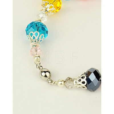 Glass Bracelets BJEW-JB01091-1
