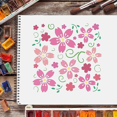 Plastic Reusable Drawing Painting Stencils Templates DIY-WH0172-434-1