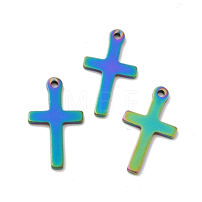 Ion Plating(IP) 201 Stainless Steel Pendants STAS-E176-02M-1