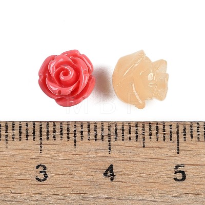 Synthetic Coral Carved Beads CORA-C003-17-1