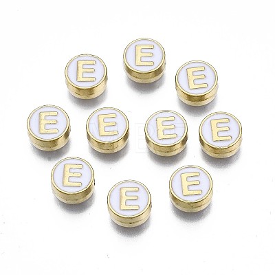 Alloy Enamel Beads ENAM-N052-006-01E-RS-1