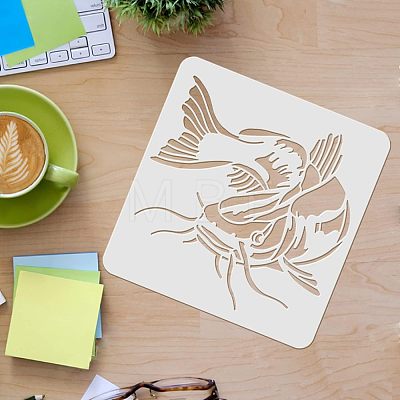 Plastic Reusable Drawing Painting Stencils Templates DIY-WH0172-287-1