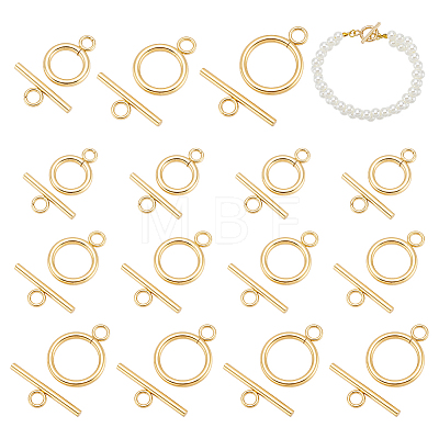 304 Stainless Steel Toggle Clasps STAS-UN0004-09G-1