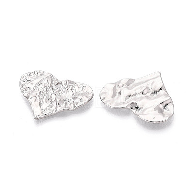 Rack Plating Textured Alloy Pendants PALLOY-T095-14P-1