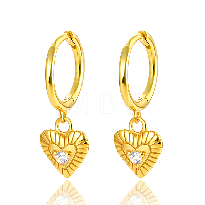 S925 Silver Heart-shaped Earrings Set MG6658-1-1