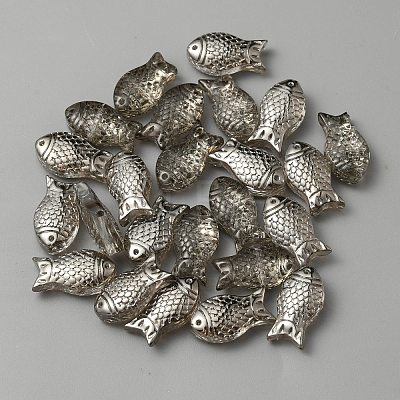 Electroplate Transparent Glass Beads GLAA-WH0031-64C-1