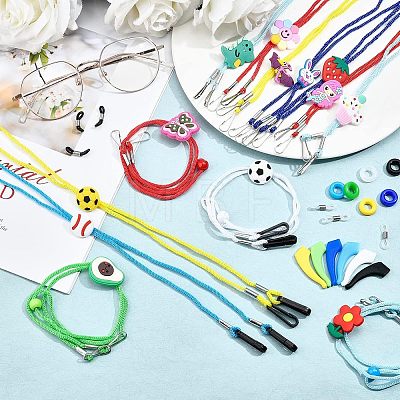  DIY Eyeglasses Neck Strap Making Kits for Children FIND-NB0006-03-1