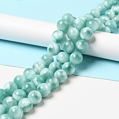 Natural Glass Beads Strands G-I247-31F-1