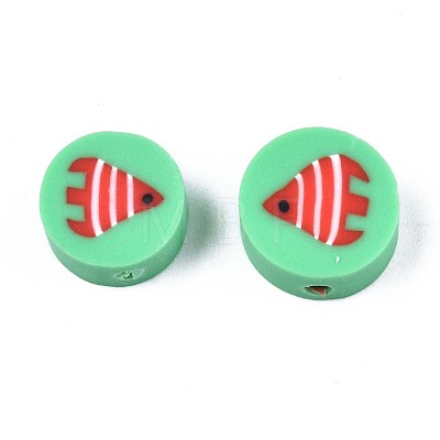 Handmade Polymer Clay Beads CLAY-N007-005-03-1