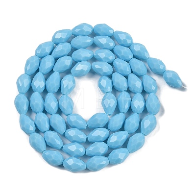 Opaque Solid Color Beads Strands EGLA-N013-P4mm-D10-1