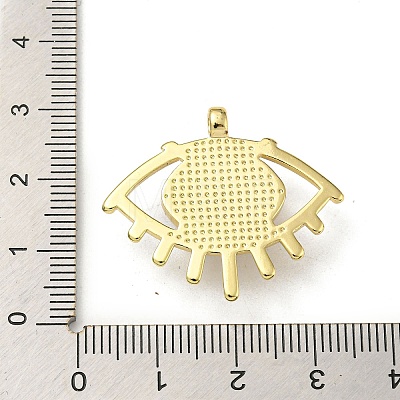 Real 18K Gold Plated Brass Pendants KK-L209-004G-03-1