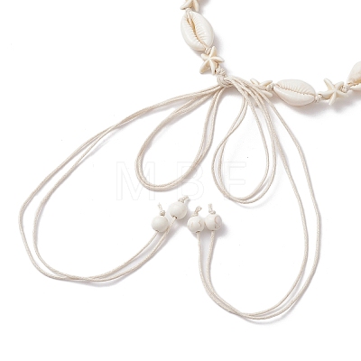 Waxed Cotton Waist Beads NJEW-JN04634-01-1