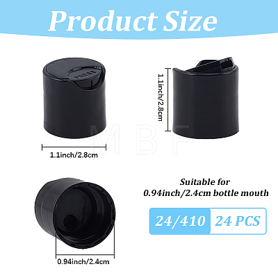 24Pcs Plastic Press Caps KY-CP0001-37A-1