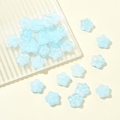 30Pcs Baking Paint Glass Beads GLAA-FS0001-97G-1