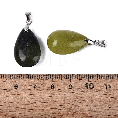 Natural Southern Jade Pendants G-N362-03P-10-1