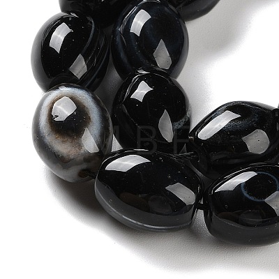 Natural Eye Agate Beads Strands G-NH0019-D04-04-1