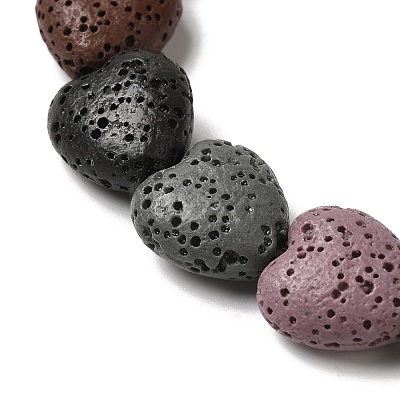 Natural Lava Rock Beads Strands G-N0114-A40-1