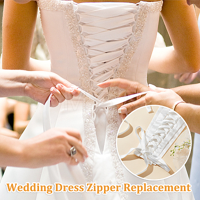 Bridal Dress Zipper Replacement AJEW-WH0348-97B-01-1