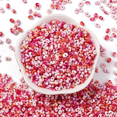 Baking Paint Glass Seed Beads SEED-C003-01H-1