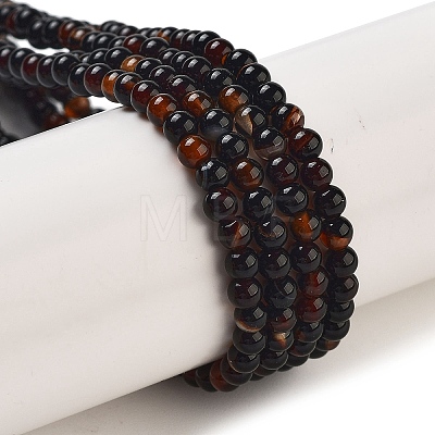 Natural Agate Beads Strands G-B077-A01-01-1