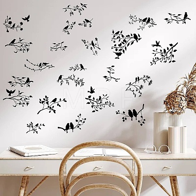 8 Sheets 8 Styles PVC Waterproof Wall Stickers DIY-WH0345-069-1