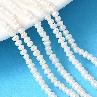 Natural Cultured Freshwater Pearl Beads Strands PEAR-I007-07K-06-1