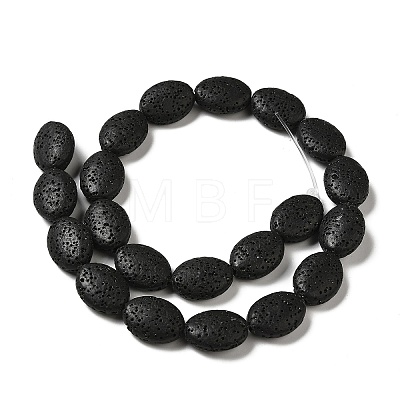 Natural Lava Rock Beads Strands G-O126-03A-03-1