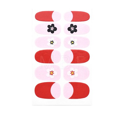 Flower Series Full Cover Nail Decal Stickers MRMJ-T109-WSZ468-1