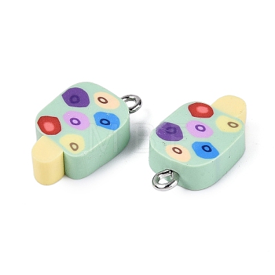 Handmade Polymer Clay Pendants CLAY-Q253-07P-06-1