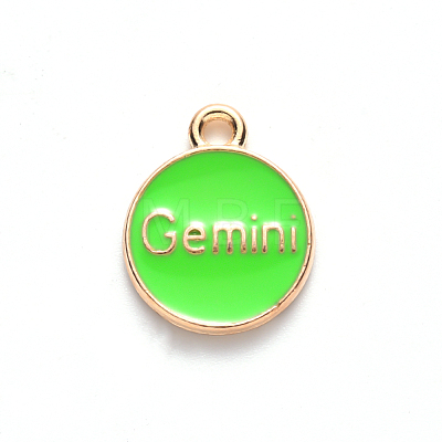 Alloy Enamel Pendants ENAM-S124-01A-06I-1