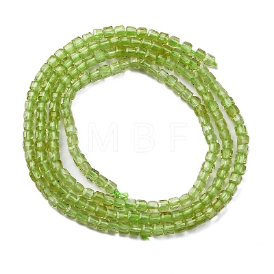 Natural Peridot Beads Stands G-H042-B31-01-1