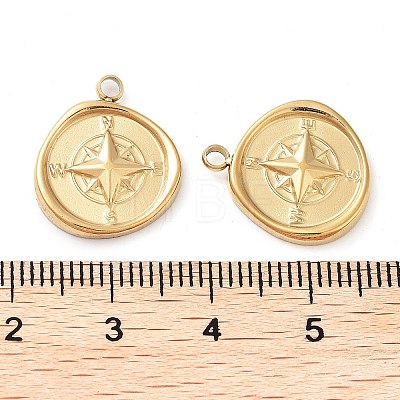 304 Stainless Steel Pendants STAS-L022-378G-1