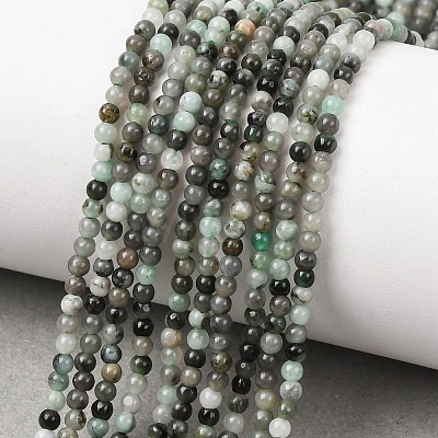 Natural Emerald Beads Strands G-H358-A05-3mm-01-1