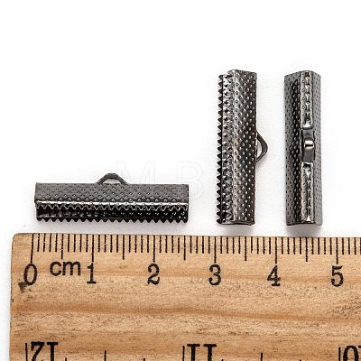 Iron Ribbon Crimp Ends LS-X-E182Y-B-1